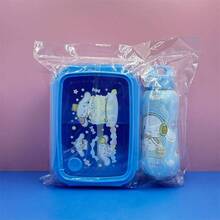 (Authorized) Sanrio 1/Set Coolomi And Melody Lunch Box Set, Katy Cat Cinnamon Roll With Straw Cup And Cute Character Storage Box -3-Box Bento Box, PP Material Cup, Suitable For Collecting Gifts At Parties (Pink, Blue, Purple), Suitable For Travel Accessories, Birthdays, Valentine's Day, Weddings, New Year Gifts - Multicolor - View 14