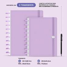 Disco Notebook + Iscool Hardcover 140 Sheets Smart Solid Colors - Lilac Purple - View 2
