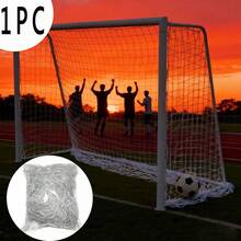 1pc 7-A-Side Football Net, Made Of PE Material, Excluding Goal Posts, Replacement Net For Football Training And Matches, Suitable For Adults