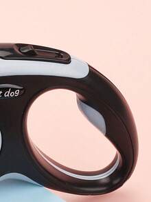 Guia retrátil para animais de estimação, feita de nylon durável com controle de um botão para gerenciar o cão. Guia em formato de osso, ideal para passeios ao ar livre e viagens com animais de estimação de pequeno e médio porte. Design com estampa de pata. Guia para raças pequenas. - Multicolorido - Ver 5