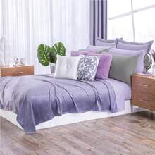 Colchas Concord | Ligera Suave y calientita King Size, frazada Ligera Color Lavanda, Medida King Size 2.25 x 2.50 m.(default) - Multicolor - Ver 2