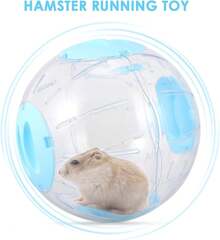 NUOBESTY Pelota de Ejercicio para Hámster Transparente de Bola Deportiva Antideslizante y Fácil de Limpiar Juguete Interactivo para Entrenamiento y Entretenimiento de Mascotas Pequeñas - 1 - Ver 9