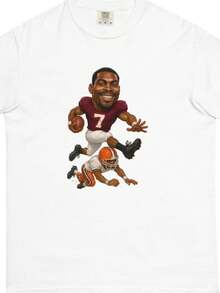 Virginia Tech Vick Unisex Garment-Dyed Heavyweight T-Shirt - trắng - Xem 1