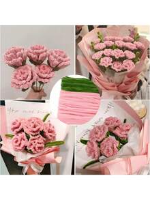 100/200 pièces de bâtonnets moelleux colorés, 2 couleurs différentes, convenant aux arts et artisanat, décorations DIY créatives, idéal pour faire des animaux, des fleurs et des décorations de fête - Multicolore - Voir 5