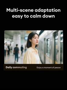 Lenovo Comfortable Wear Bluetooth Headphones, High-Quality Surround Sound - Beige - View 8