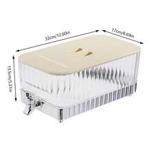 Cubo de hielo para bebidas y dispensadores de bebidas - Plateado - Ver 2