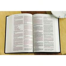 NIV Gift And Award Bible Leather-Look Black Red Letter Comfort Print - như hình ảnh - Xem 4