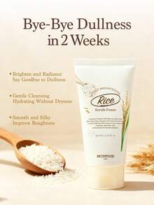 Skinfood Rice Brightening Foam-Deep Clean & Fresh Glow,For Bright, Even Skin ,Get Glass Skin With Rice - Rice Daily Brightening Cleansing Foam - View 4