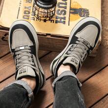 Men's Winter New City Hiking Shoes, Thermal-Lined Fashionable Casual Sneakers - Mihei - View 5