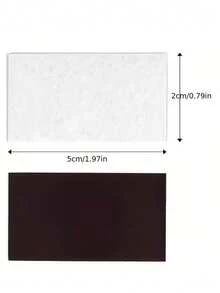 30片矩形自粘超薄空白磁条，不留残胶，易于移除、拆卸和移动；适用于冰箱、墙壁、玻璃面板、DIY工艺品、婚礼、家居、办公室、黑板/白板（用于公开讲座）、节日派对装饰，兼容不锈钢表面和白板；多用途设计，活动策划用品。 - 彩色 - 查看 10