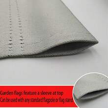 1Pc 12x18in/30.48x45.72cm Vertical Double Sided Valentine's Garden Flag - Cream Base & Vibrant Red Rose Heart + "Welcome" Text Design, Heavy-Duty UV-Resistant Fade-Resistant All-Weather Flag, No Flag Pole Included, Ideal For Valentine's Day/Wedding/Anniversary/Christmas (Xmas) Festive Decor, Perfect Yard/Garden/Farmhouse Outdoor Home Accent