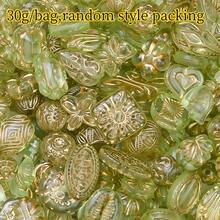 30克/袋 复洛克风格不规则金色图案心形花朵吊坠散珠，适用于DIY手链串珠材料首饰制作配件 - 巴洛克風格 - 查看 10