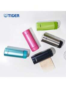 Tiger MMW-A36C 304 Stainless Steel Insulated Mug: High-Efficiency Heat And Cold Retention, Lightweight (0.20kg), Leak-Proof Technology, Versatile Design, Portable For Business Use, High-Gloss Silver-Blue Finish. - High-gloss Silver Blue - View 6