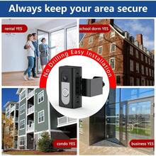 AWYYKIMILAR Anti-Theft Video Doorbell Mount Compatible With Ring/Blink Wireless Video Doorbell Adjustable Mounting Bracket Accessories For Houses Apartments Businesses Not For Security Door - màu đen - Xem 6