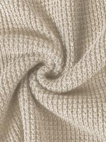 GRDR Maglione da uomo in maglia jacquard a trama fitta, tinta unita, basic, caldo e spesso, adatto per l'autunno/inverno