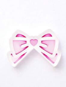 1个/2个甜美粉色蝴蝶结造型电脑显示器装饰贴纸，可爱卡通爱心图案，卡哇伊风格桌面摆件，可移除自粘装饰贴纸，适用于笔记本电脑、PC屏幕、书桌、卧室、宿舍、婚礼季、新娘送礼会、生日派对、毕业礼物、家居墙面装饰、拍照道具，少女甜美风格，可重复使用设备装饰贴纸，配件 - 彩色 - 查看 7