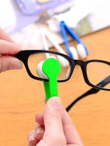 5pcs Mini Ultra-Fine Microfiber Eyeglass Cleaning Brush, Eyeglass Cleaning Tools, Mini Ultra-Fine Microfiber Eyeglass Cleaner, Cleaning Clip. Ultra-Fine Microfiber, Cleans Without Leaving Marks, Won't Damage Glasses.