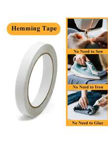 Hemming Tape For Pants, Hemming Tape For Pants, Self-Adhesive No-Cut Hem Length Adjustment Stickers,No Sewing Ironing Hem Tape For Curtains, Dress, Jeans, Clothing, Rug, Carpet, Arts - Multicolor - View 6