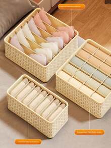 Underwear And Socks Storage Box, Drawer-Type Multi-Functional Household Student Dormitory Wardrobe, Compartments For Storage, Saving Space - Multicolor - View 3