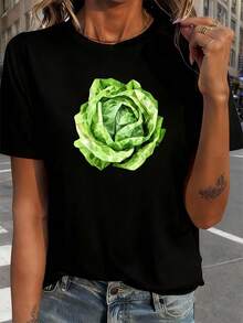 Women T-Shirts - Black - View 8