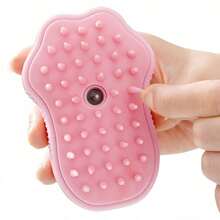 1pc 3 In 1 Pet Brush Cat Brush Comb Dog Brush Electric Spray Cat Hair Brushes Massage Pet Grooming Hair Removal Combs,Miniature Pet Hair Cleaner Cat Necessities,Dog Accessories Pet Hair Remove - Pink - View 5