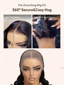 Wigs Pre Everything Frontal Wig Pre Bleached Pre Cut 13x4 Lace Front Wig Straight Lace Front Wig Human Hair Wigs Plucked For Women UNice Hair - SNatural - View 10