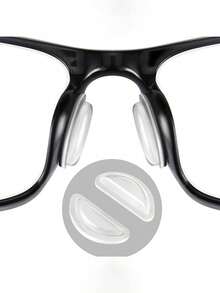 10/20个装眼镜鼻托，鼻梁增高防压塑料眼镜配件，硅胶防滑贴，女士眼镜装饰 - 彩色 - 查看 12