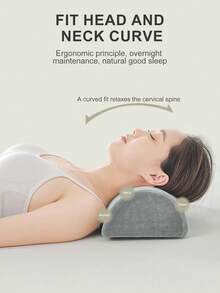 وسادة نصف دائرية للراحة لصالون التجميل، وسادة مريحة من رغوة الذاكرة، غطاء قابل للغسيل، مناسبة لمن ينامون على الجنب