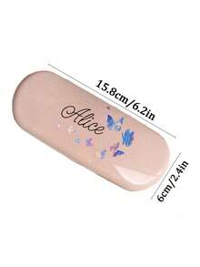 定制姓名眼镜盒，个性化太阳镜盒，定制硬壳眼镜盒，男女通用可定制眼镜盒，硬质太阳镜盒，生日礼物，周年纪念，旅行，便携防压，送给他/她，男朋友，女朋友，家人，学生，上班族，祖父母，学校，家庭，工作场所，定制眼镜配件，复古服饰 - 彩色 - 查看 7