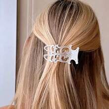 Camila Paris CP2901 French Hair Clips for Women, Hair Side Clips, 3 inch Girls Hair Claw Clips Jaw Fashion Durable Styling Hair Accessories for Women, Strong Hold No Slip Grip, Made in France. White(default) - Multicolor - Ver 3