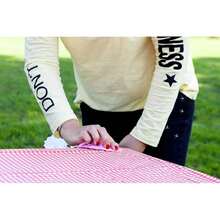 Tablecloth For Camping Picnic Red & White Checkered 6 Foot 30inch X 72inch Table Cover Elastic Corner Plastic Vinyl Flannel Waterproof Fitted Rectangular For Folding Table,One-Size,Red&WhiteChecker72inchx30inchRectangular - 紅白格子圖案,72吋x30吋長方形 - 查看 9
