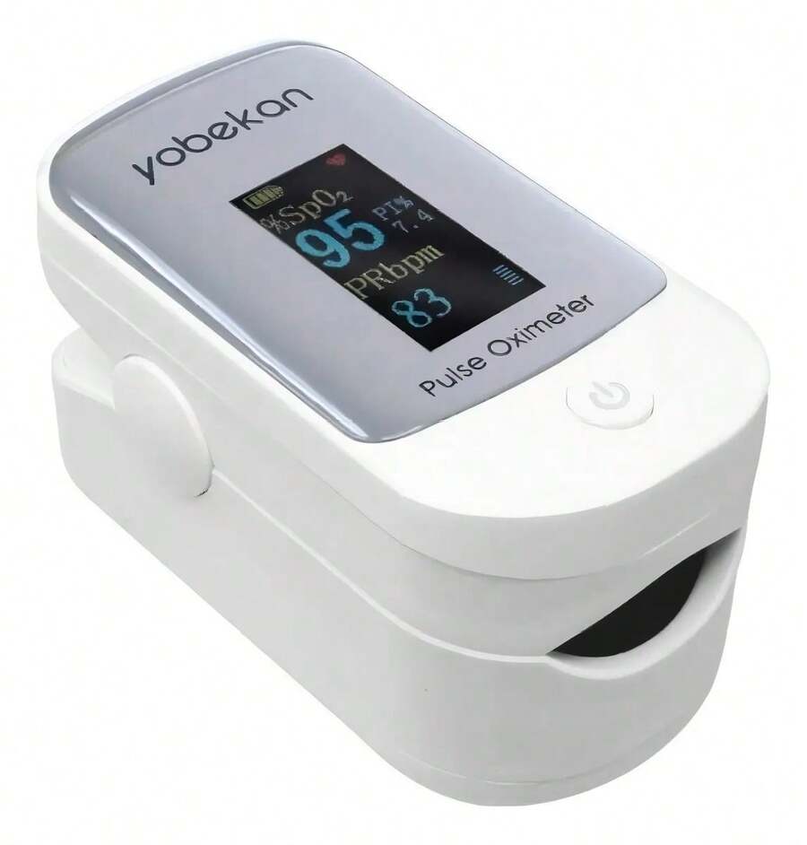 Oxímetro de pulso para dedo Yobekan - Blanco - Ver 1