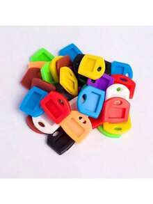 3/6/9/18pcs Multi-Color Retractable Key Finders With Tags, 2.8cm/1.1" Expandable Key Identifiers Fit Most Keys, Soft Protective Covers, Easy To Identify Door Keys - Fashionable, Durable And Easy To Install, Includes Blank And Pre-Printed Tags, Men's Home Office Organizer Accessories, Key Fob Identifiers, Compact Key Tags, Minimalist Design, High-Quality Key Chains, Key Tag System, Men's Accessories - Multicolor - View 6