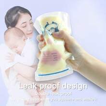 30/100 Túi trữ sữa mẹ cổ dài 8,45oz, Túi giữ độ tươi dạng vòi có nắp đậy kín, thích hợp để trữ sữa mẹ đông lạnh và lạnh - Nhiều màu - Xem 5