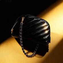 Yves Saint Laurent Esencial elegante de Navidad - Bolso de embrague negro multiusos para mujer, versátil para maquillaje, transporte, compras, regalo de moda para las fiestas - Negro - Ver 11