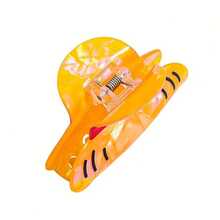 1 pieza Pinza de pelo amarilla, accesorio de pelo, Clip de pelo con personaje de dibujos animados para cosplay, Clip de pelo de uso diario de 3.43 pulgadas, Regalo de cumpleaños Pinza de pelo de moda - Amarillo - Ver 7