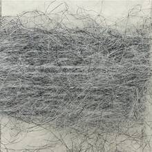 كرتان من خيوط الموهير الألباكا الناعمة الطويلة، لصناعة الكنزات والشالات والسترات، خيوط يدوية 25 جرام * 2 كرة - موهير الألبكة الأسود - مشاهدة 25