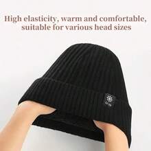 Men's Thick Wool Ear Protection Knit Hat, Perfect Gift For Father And Ideal Autumn Warm Clothing - Multicolor - View 7