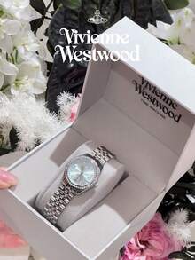 Vivienne Westwood Camberwell Watch In Stainless Steel Blue-Silver - Silver - View 10