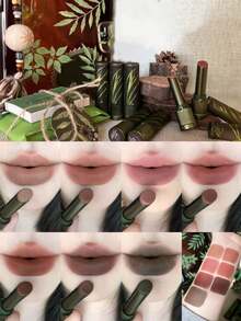 GIRLCULT Velvet Matte Lipstick S05 Sunset Earth, Soft Focus Effect, Brightening, Luxurious Makeup, Lightweight Smooth Texture, Non-Heavy, Easy To Apply, High Color Payoff, Long-Lasting, Nourishing Lips, Gift Set - S05 Sunset Terra - 查看 6