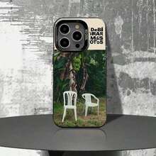 Funda de Teléfono Negra Mate Antigolpes Compatible con 17,16,15,14,13,12,11,Pro,Max,Plus,E D-DtMF B-Bad B-Bunny - Z6 - Ver 4