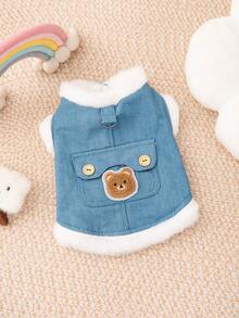 Hundegeschirr-Kleidung für Teddy & kleine/mittlere Hunde (Hinweis: Neue und alte Stile werden zufällig versendet) - Blau - Übersicht 11