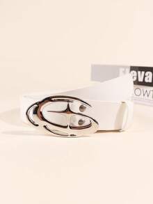 1 pieza Cinturón con hebilla en forma de cruz y estrella, cinturón de hombre versátil y de moda, adecuado para estudiantes jóvenes, uso diario y discotecas, cinturones para hombres, cinturones, cinturón con tachuelas, Y2K, cinturón vaquero - multicolor - Ver 4