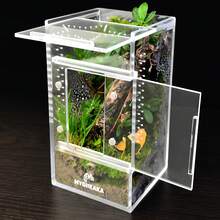 360° Transparent Acrylic Jumping Spider Enclosure Breeding Box Spliced Reptiles Geckos Insect Ventilated Terrarium - Style 3 - View 2