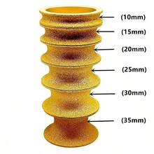 74mm Brazing Diamond Profiling Wheels for Marble and Granite Angle Grinder Grinding Wheel Edging DiscsGrinding Wheels - 25 mm - Ver 3