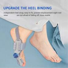 Big Toe Separator, Toe Spacer, Day & Night Separation, Foot Comfort & Support - Grey - View 5