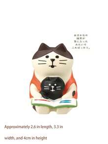 1pc Cute Cat Figurine, Creative Coffee Frog Decor Ornament, DIY Resin Crafts Decoration Room Decor Home Decor Ornaments Home Miniature Things - Multicolor - View 12