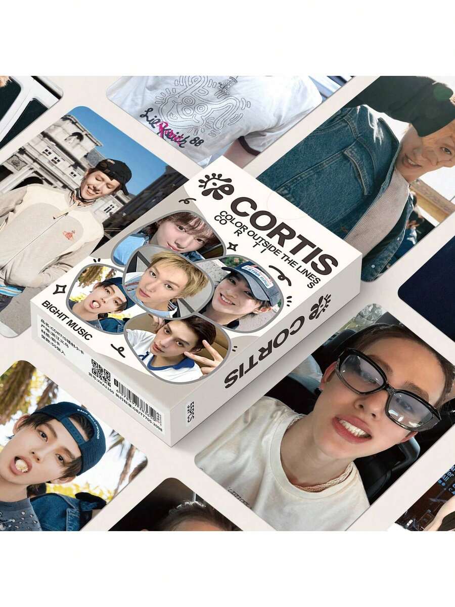 55pcs CORTI S <GO! + FaSHioN> Photocard Set - James Zhao Yufan, Juhoon Kim, Seonghyeon Yum, Keonho - From 1st Mini Album "COLOR OUTSIDE THE LINES" Featuring Hit Song "Go" - Kpop LOMO Cards, Fan Gift, Collection & Album Decoration, CORTI S Go EP, Kpop LOMO Card Set - Multicolor - View 1