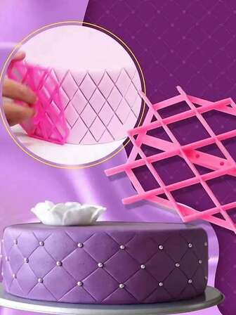 2/1pc Cake Embossing Mold,Diamond Shaped Mold Biscuit Decoration Cutting Tool Kitchen Mold, Cake Tool, Baking Mold, Suitable For Occasions Such As Valentine's Day, Birthdays, Christmas, Etc