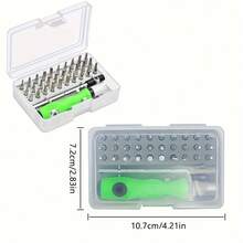 Bộ tua vít đa năng 25 trong 1, thích hợp để tháo lắp và sửa chữa điện thoại thông minh và máy tính bảng, bao gồm nhiều loại đầu tua vít khác nhau. - Nhiều màu - Xem 9